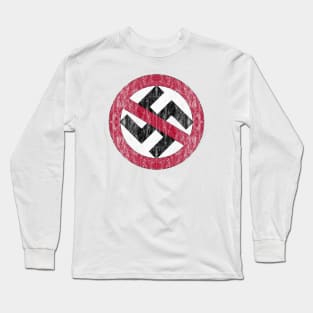 No nazis (distressed) Long Sleeve T-Shirt